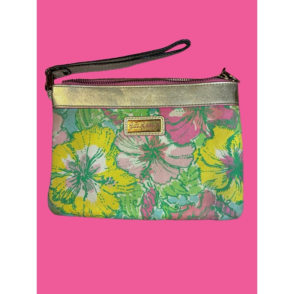 Lilly Pulitzer Floral Wristlet
